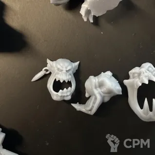 Описание картинки Warboss with Attack Squid от Чудной по цене 200руб | Свободный Рынок Миниатюр - СРМ