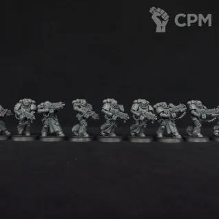 Описание картинки Black Templars Intercessor Squad от Sanctureon по цене 9 900руб | Свободный Рынок Миниатюр - СРМ