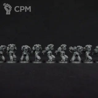 Описание картинки Black Templars Intercessor Squad от Sanctureon по цене 9 900руб | Свободный Рынок Миниатюр - СРМ