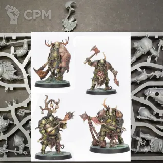 Описание картинки Mulgoth the Cleaver + Blight Templars x3 от Bernadotte по цене 4 000руб | Свободный Рынок Миниатюр - СРМ