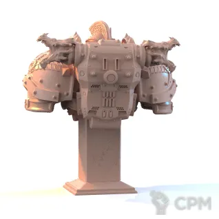 Описание картинки Alpharius Omegon Bust от Kapers Point по цене 1 251руб | Свободный Рынок Миниатюр - СРМ