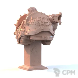 Описание картинки Alpharius Omegon Bust от Kapers Point по цене 1 251руб | Свободный Рынок Миниатюр - СРМ