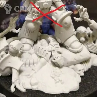 Описание картинки База от Space Marines Sergeant Castus от Студия Лютье по цене 300руб | Свободный Рынок Миниатюр - СРМ