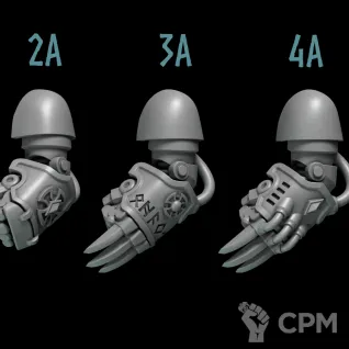 Описание картинки Space Wolves Terminator Power Fists A от Dr. Printicus по цене 250руб | Свободный Рынок Миниатюр - СРМ