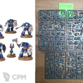 Описание картинки Terminator Assault Squad (Оригинал) от CTPEJIOK по цене 6 200руб | Свободный Рынок Миниатюр - СРМ