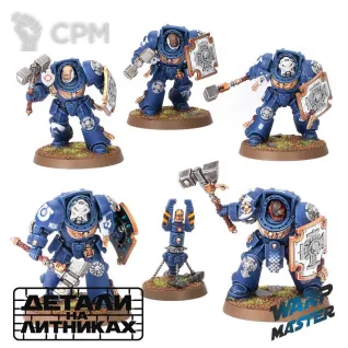Описание картинки Terminator Assault Squad от WARP Master по цене 2 180руб | Свободный Рынок Миниатюр - СРМ