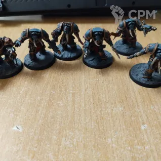 Описание картинки Chaos terminator squad от ЧехМен по цене 5 000руб | Свободный Рынок Миниатюр - СРМ