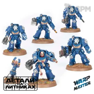 Описание картинки Terminator Squad от WARP Master по цене 2 180руб | Свободный Рынок Миниатюр - СРМ