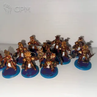 Описание картинки Scarab Occult Terminators + Sorcerer от fuseddisplay по цене 1 500руб | Свободный Рынок Миниатюр - СРМ