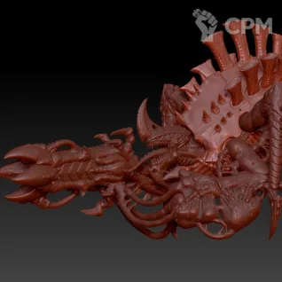 Описание картинки Tyrannofex от MrMetalHorror по цене 1 800руб | Свободный Рынок Миниатюр - СРМ