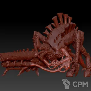 Описание картинки Tyrannofex от MrMetalHorror по цене 1 800руб | Свободный Рынок Миниатюр - СРМ
