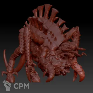 Описание картинки Tervigon от MrMetalHorror по цене 1 700руб | Свободный Рынок Миниатюр - СРМ