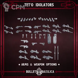 Описание картинки Tet'o Idolators Squad от Manufactorum76 по цене 1 600руб | Свободный Рынок Миниатюр - СРМ