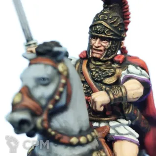Описание картинки Early Imperial Mounted Generals от Base 28 по цене 3 125руб | Свободный Рынок Миниатюр - СРМ