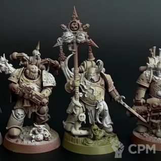 Описание картинки Plague Marine Kill Team от  по цене 4 000руб | Свободный Рынок Миниатюр - СРМ