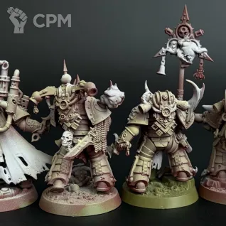 Описание картинки Plague Marine Kill Team от  по цене 4 000руб | Свободный Рынок Миниатюр - СРМ