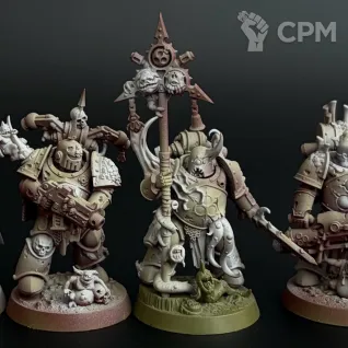 Описание картинки Plague Marine Kill Team от  по цене 4 000руб | Свободный Рынок Миниатюр - СРМ