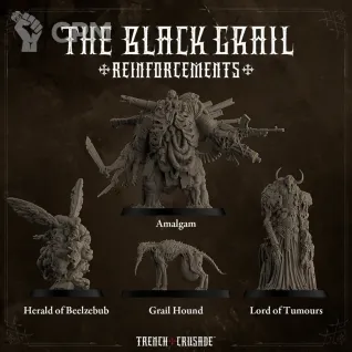 Описание картинки The Black Grail Reinforcements 2x Hound от Bafomet по цене 850руб | Свободный Рынок Миниатюр - СРМ