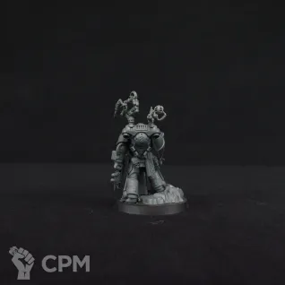 Описание картинки Black Templars Primaris Apothecary от Sanctureon по цене 3 500руб | Свободный Рынок Миниатюр - СРМ