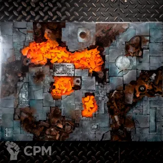 Описание картинки Игровое поле из эпоксида для Warhammer Kill Team 22х30 от EgorFermer по цене 150 000руб | Свободный Рынок Миниатюр - СРМ