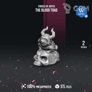 Описание картинки The blood toad от WebWay 3D по цене 60руб | Свободный Рынок Миниатюр - СРМ