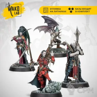 Описание картинки The Crimson Court от Wako Lab (Recast) по цене 960руб | Свободный Рынок Миниатюр - СРМ