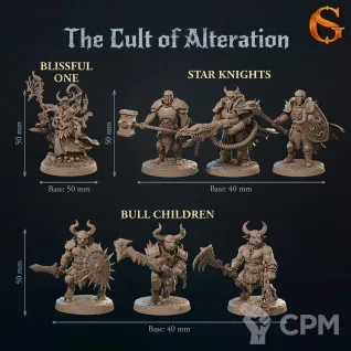 Описание картинки Bull Children от Manufactorum76 по цене 570руб | Свободный Рынок Миниатюр - СРМ