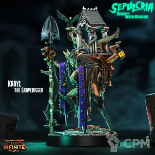 Описание картинки Krayl the Gravedigger от Brutality по цене 450руб | Свободный Рынок Миниатюр - СРМ