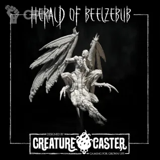 Описание картинки Herald of Beelzebub от Manufactorum76 по цене 350руб | Свободный Рынок Миниатюр - СРМ