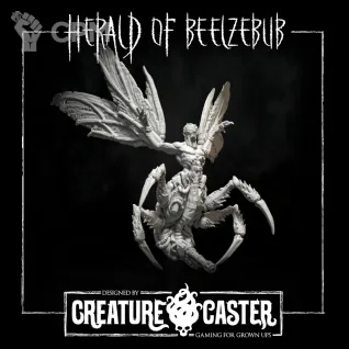 Описание картинки Herald of Beelzebub от Manufactorum76 по цене 350руб | Свободный Рынок Миниатюр - СРМ