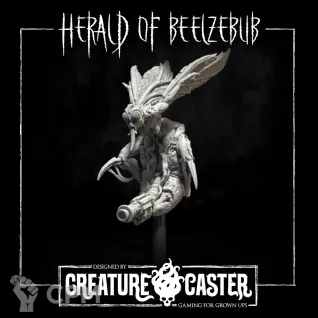 Описание картинки Herald of Beelzebub от Manufactorum76 по цене 350руб | Свободный Рынок Миниатюр - СРМ