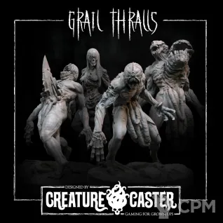 Описание картинки Grail Thrall The Great Hunger от Manufactorum76 по цене 1 800руб | Свободный Рынок Миниатюр - СРМ