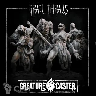 Описание картинки Grail Thrall The Great Hunger от Manufactorum76 по цене 1 800руб | Свободный Рынок Миниатюр - СРМ