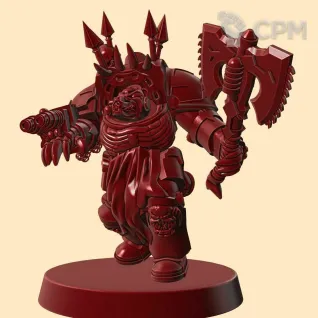 Описание картинки Chaos Terminators (5шт) от Studio Cockatoo по цене 1 210руб | Свободный Рынок Миниатюр - СРМ