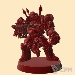 Описание картинки Chaos Terminators (5шт) от Studio Cockatoo по цене 1 210руб | Свободный Рынок Миниатюр - СРМ
