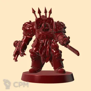 Описание картинки Chaos Terminators (5шт) от Studio Cockatoo по цене 1 210руб | Свободный Рынок Миниатюр - СРМ