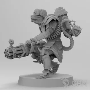 Описание картинки TF2 Heavy Skaven от 3Д-Печка по цене 250руб | Свободный Рынок Миниатюр - СРМ