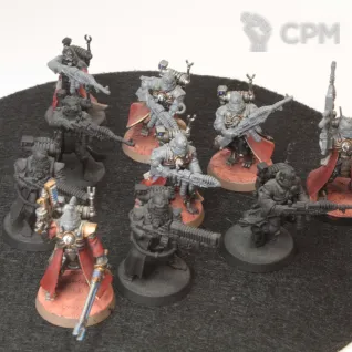 Описание картинки Skitarii Vanguard (ориг) от Xavier Drake по цене 2 000руб | Свободный Рынок Миниатюр - СРМ