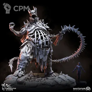 Описание картинки Миниатюра Тюремщик The Jailer 129мм без покраса от ChurcHehe 3d print по цене 1 300руб | Свободный Рынок Миниатюр - СРМ