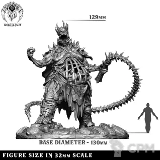 Описание картинки Миниатюра Тюремщик The Jailer 129мм без покраса от ChurcHehe 3d print по цене 1 300руб | Свободный Рынок Миниатюр - СРМ