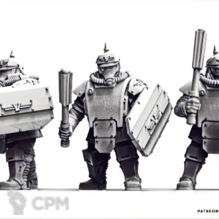 Описание картинки Ogryn krieg squad от Dmitry Sero по цене 650руб | Свободный Рынок Миниатюр - СРМ