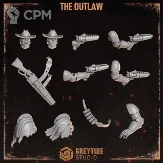Описание картинки Legion of the Damned Hero The Outlaw от Dr. Printicus по цене 400руб | Свободный Рынок Миниатюр - СРМ