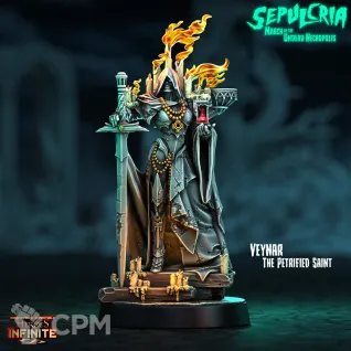 Описание картинки Veynar the Petrified Saint от Brutality по цене 450руб | Свободный Рынок Миниатюр - СРМ