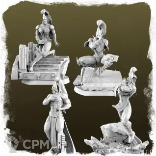 Описание картинки Fabulous Pillar-Guardians Jo Jo от 3Д-Печка по цене 1 500руб | Свободный Рынок Миниатюр - СРМ