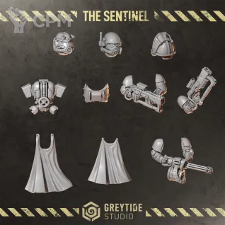 Описание картинки Hero pack The Sentinel от Dr. Printicus по цене 500руб | Свободный Рынок Миниатюр - СРМ