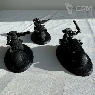 Описание картинки Space Marines Outriders от mak6389 по цене 900руб | Свободный Рынок Миниатюр - СРМ