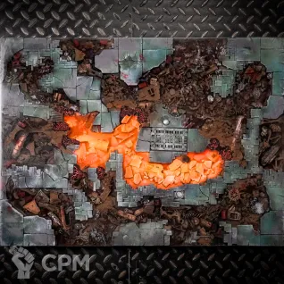 Описание картинки Игровое поле из эпоксида для Warhammer Kill Team 22х30 от EgorFermer по цене 150 000руб | Свободный Рынок Миниатюр - СРМ
