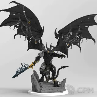 Описание картинки Be'lakor от Naggaroth Night по цене 4 000руб | Свободный Рынок Миниатюр - СРМ
