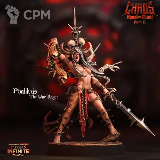 Описание картинки Phalikxis, The War Rager от Troster по цене 200руб | Свободный Рынок Миниатюр - СРМ