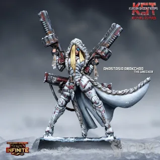 Описание картинки Anastasia Arakchaa the Wrecker от PocketSized Prints по цене 220руб | Свободный Рынок Миниатюр - СРМ